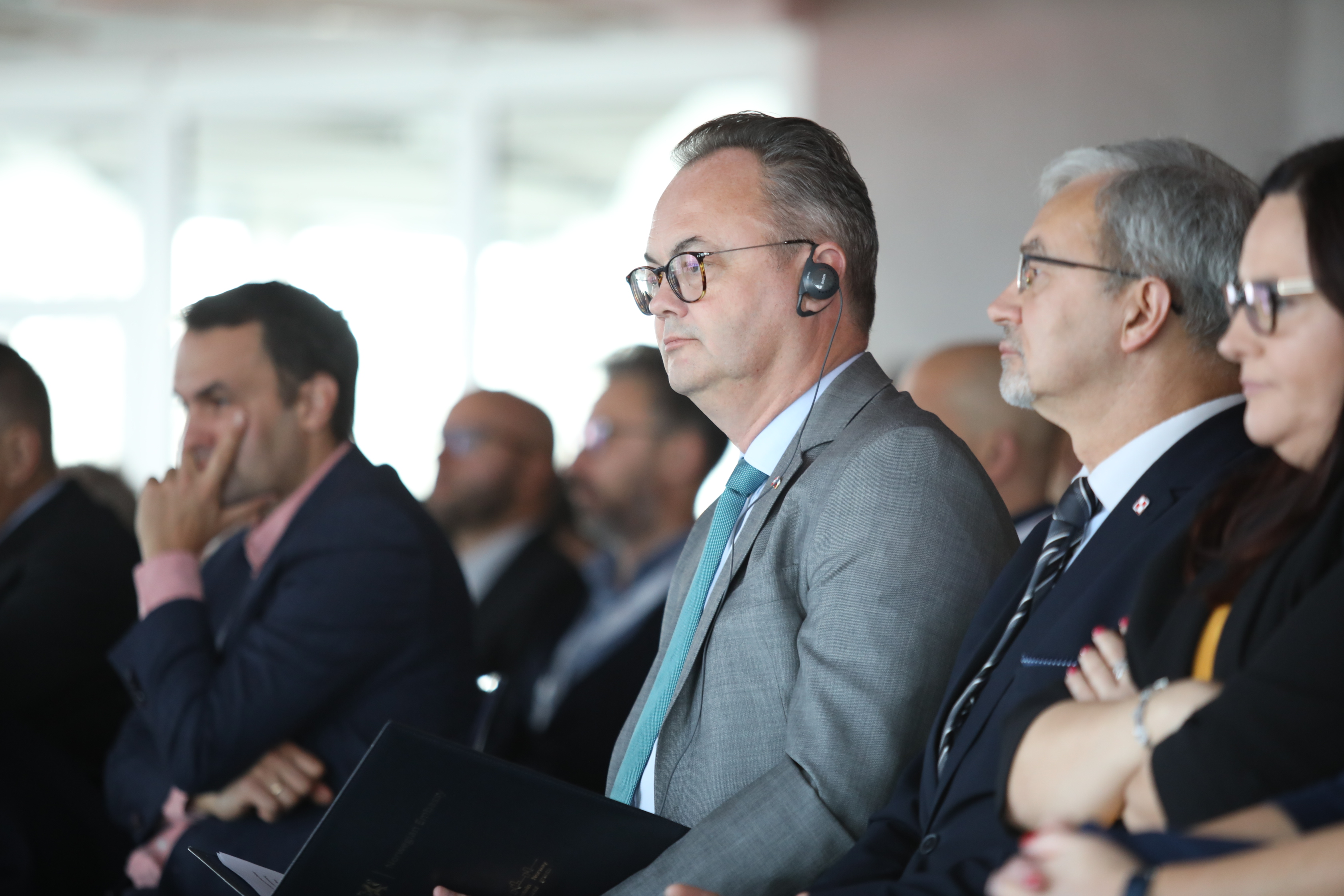 Uczestnicy konferencji PARP, a wśród nich Olav Myklebust - Ambasador Królestwa Norwegii