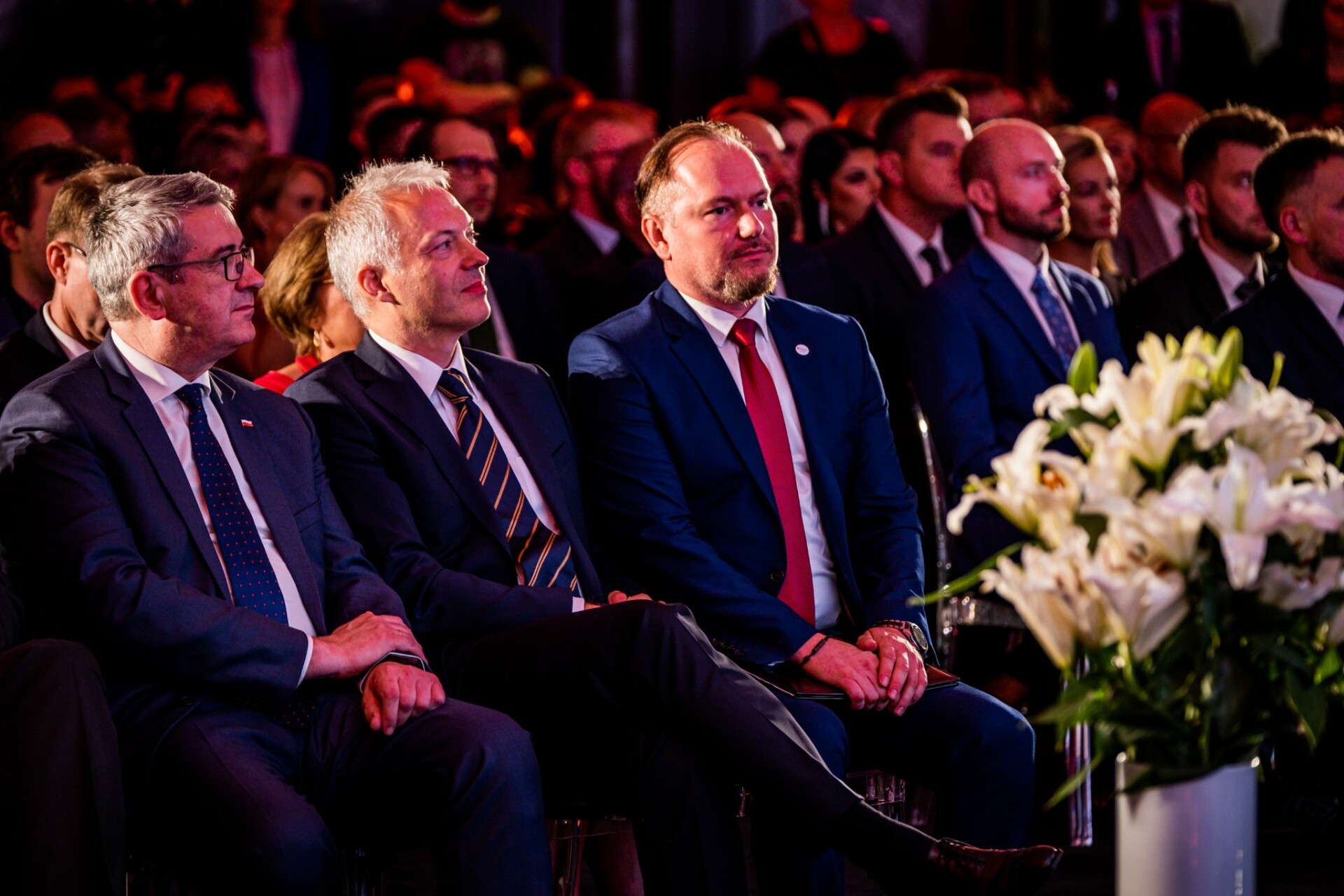 Widownia, Dariusz Budrowski, prezes PARP, Jacek Żalek oraz Wojciech Murdzek