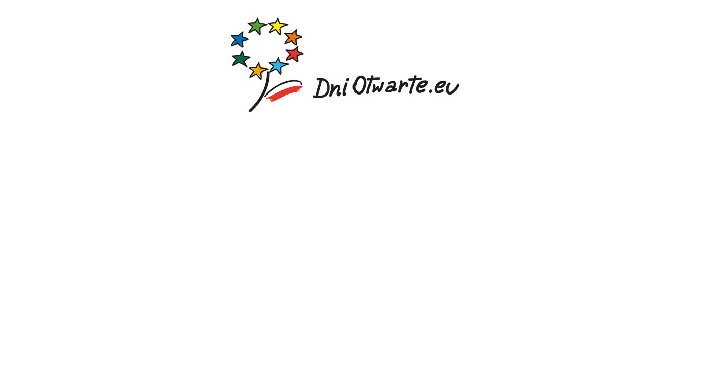 Logo Dni Otwartych Funduszy Europejskich. Adres dniotwarte.eu