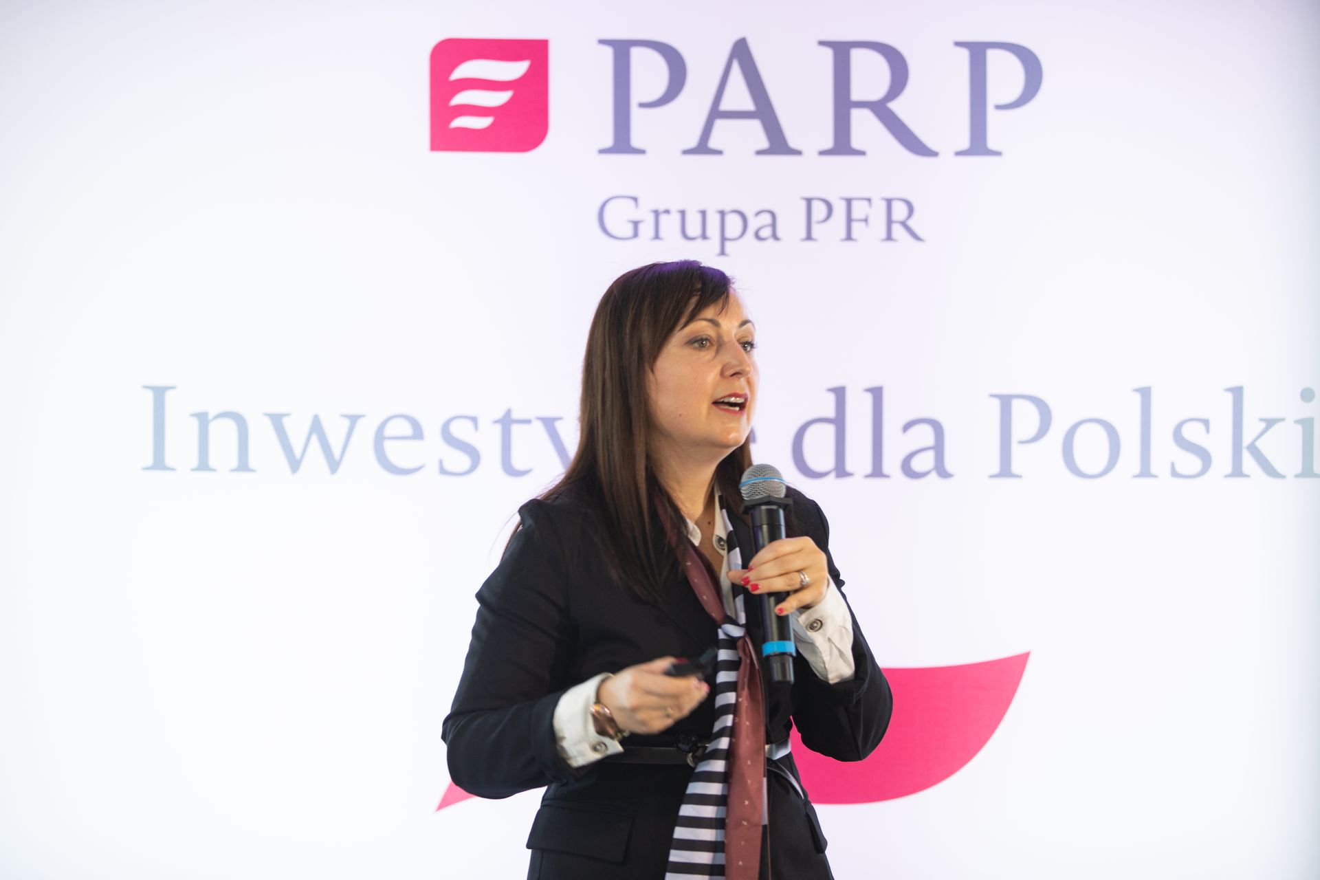 Prelegent w czasie konfernecj