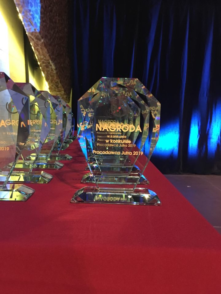 Statuetka - nagroda w konkursie Pracodawca Jutra 2019