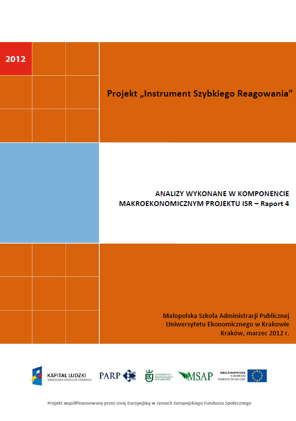Komponent makroekonomiczny - Ocena stopnia zagrożenia przedsiębiorstw upadłością - IV