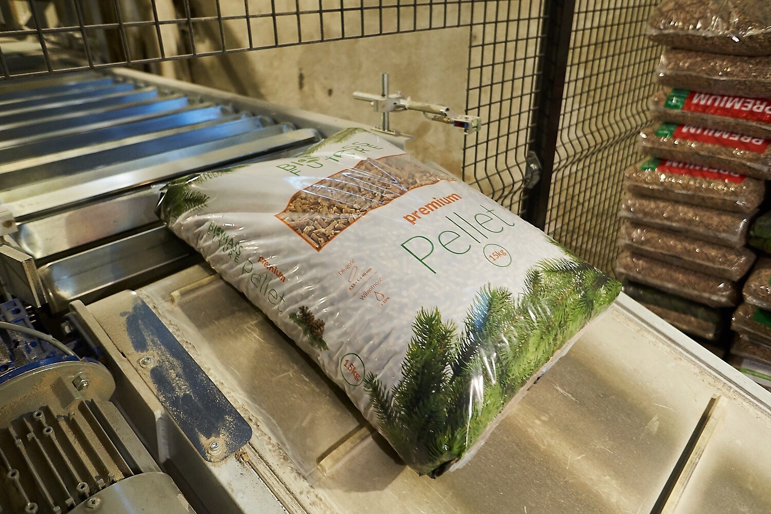 Gotowe paczki z pelletem; ENG: Ready pellet packets