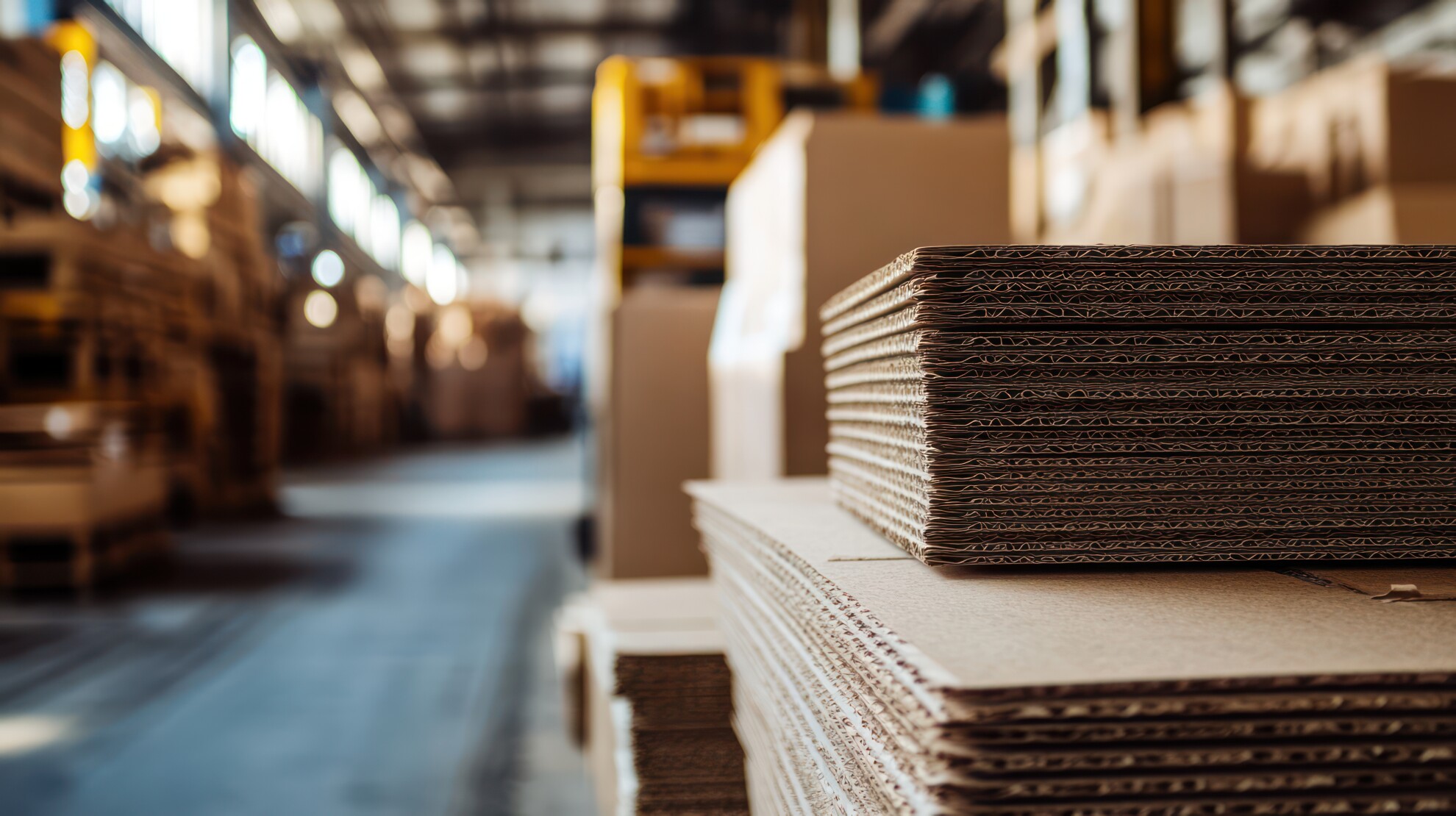 kartony w fabryce